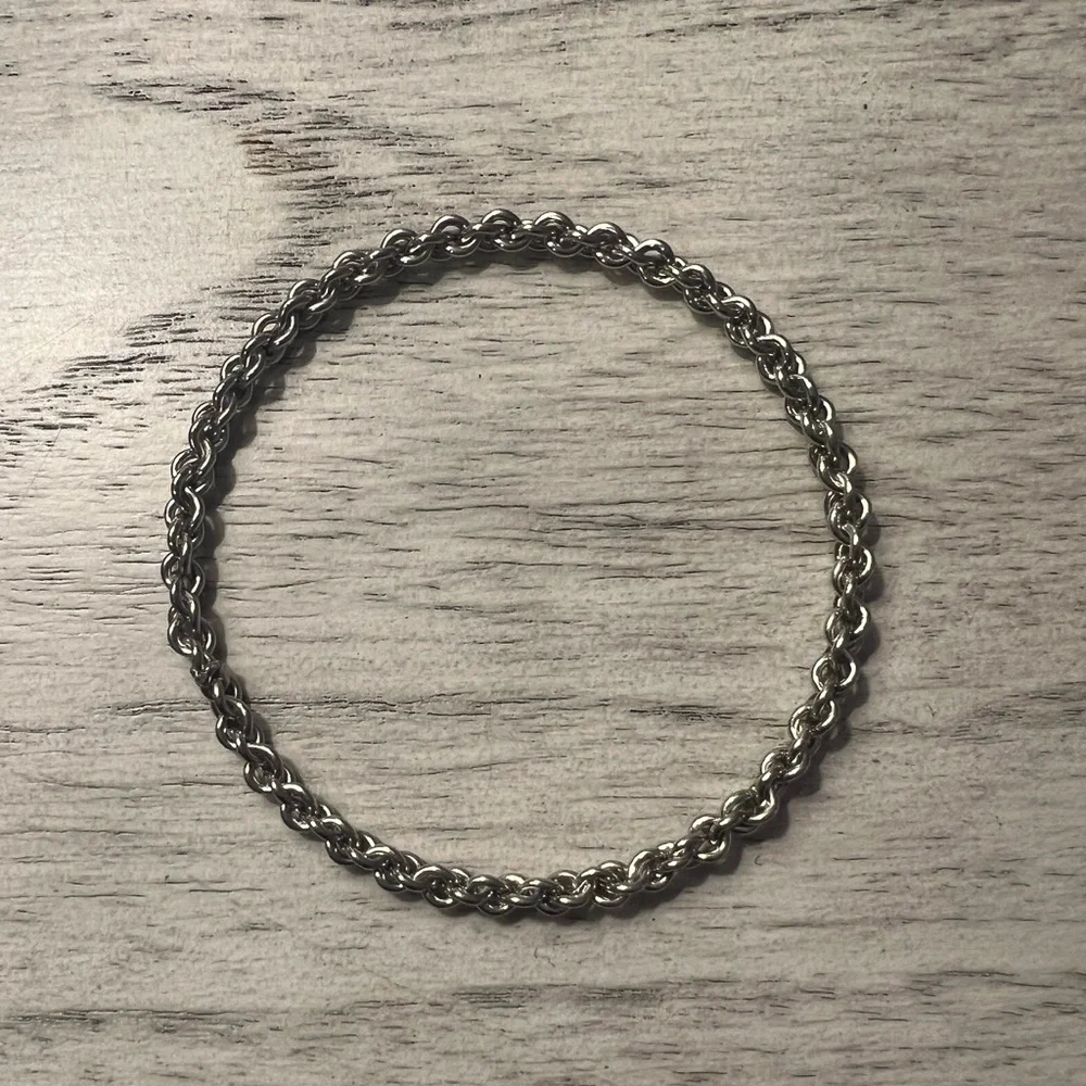 Silver Rope Bangle - Picture 2 of 2